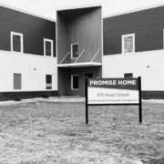 Image of the promise home in black and white